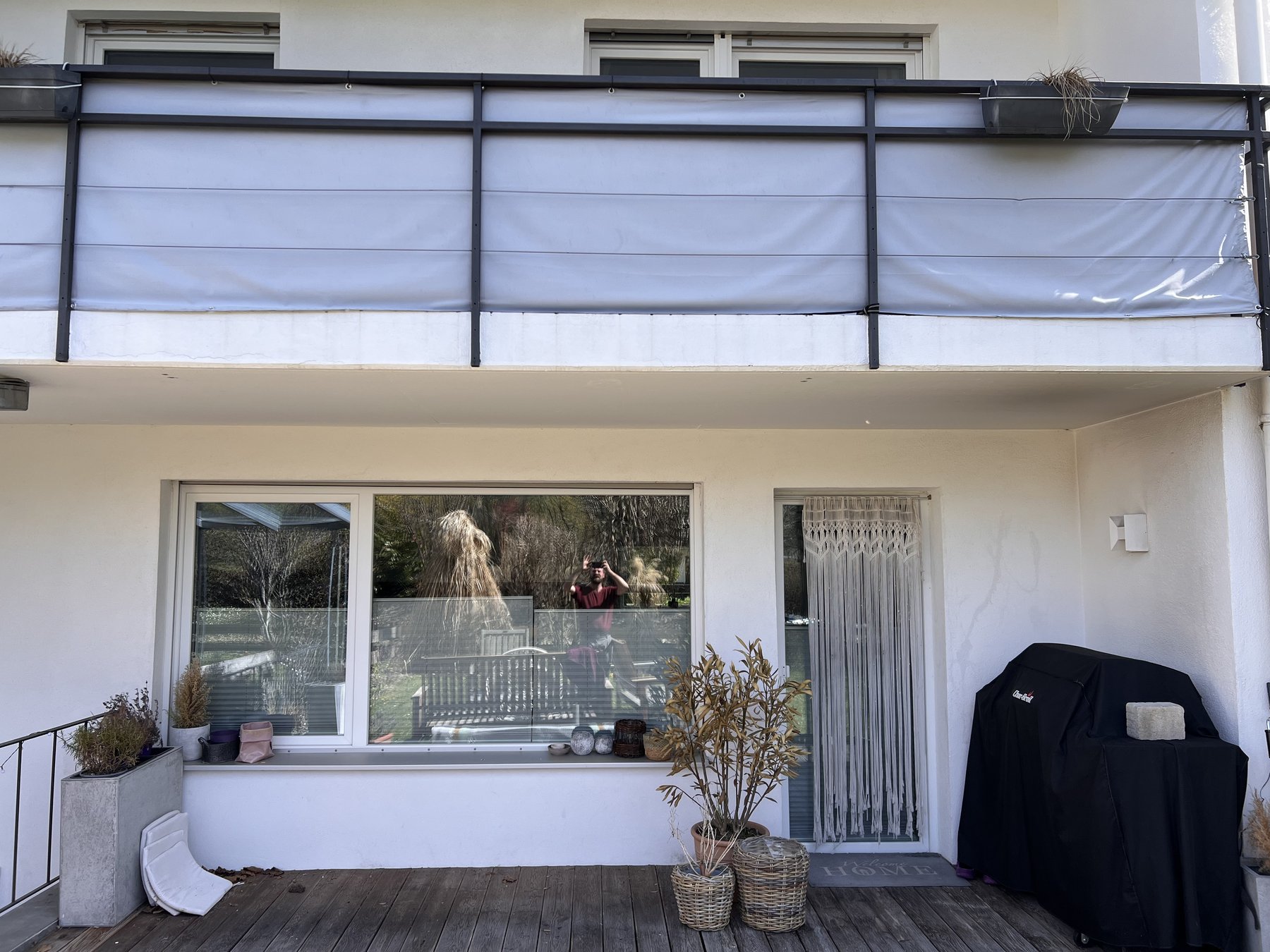 Balkon vor Markisenmontage – Allgäu